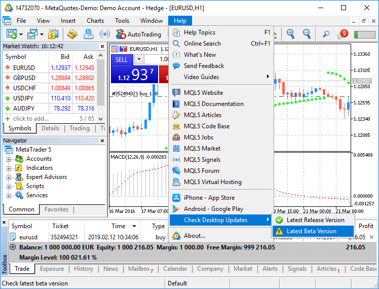 MetaTrader 5 (MT5)